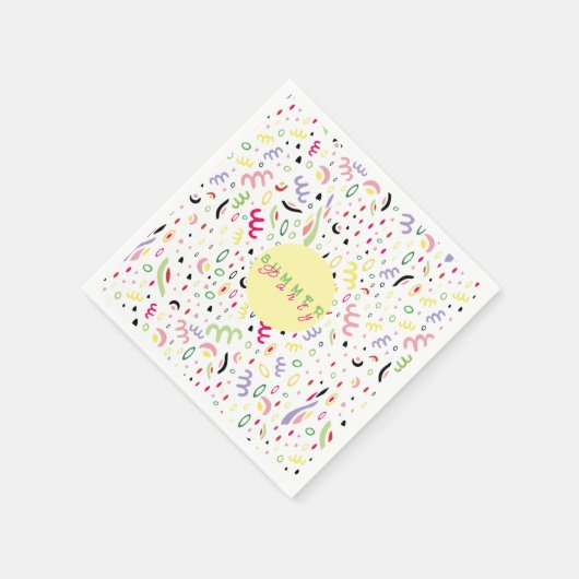 Zomervibe. Servet (Hoek)