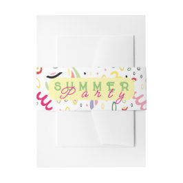 Zomervibe. Uitnodigingen Wikkel