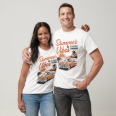 Zomervibes Classic Rides Beach T-shirt (Unisex)