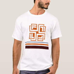 Zomervibes Gestreepte Stijlvolle Unisex kleding T-shirt
