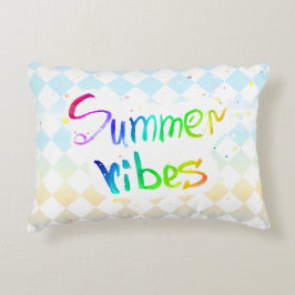 Zomervibes schilderen artistiek creatief accent ku kussen