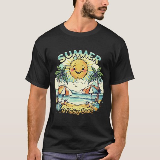 zomervibes T-shirt ontwerp (Voorkant)