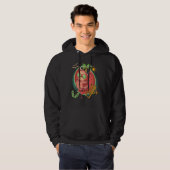 Zomervibes Tropisch fruit Dierenluiaard Watermel Hoodie (Voorkant volledig)
