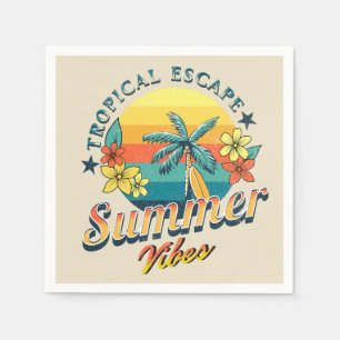 Zomervibes - Tropische ontsnapping Servet