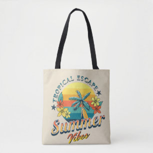 Zomervibes - Tropische ontsnapping Tote Bag