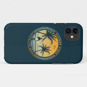 Zomervibes vangen de golf surfen Case-Mate iPhone case (Achterkant (horizontaal))