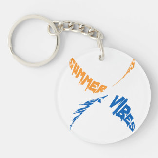 Zomervibes: zon, plezier en goede tijden sleutelhanger