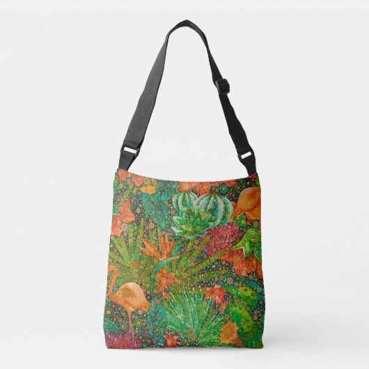  zomervlies van tropische tuinen crossbody tas (Voorkant)