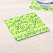 zomervliezen en Limoen Kartonnen Onderzetters (Schuin)