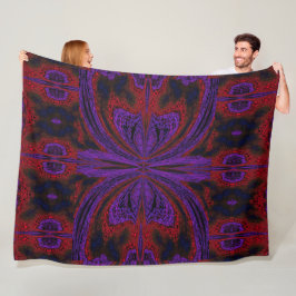 Zomervlinder 3 fleece deken