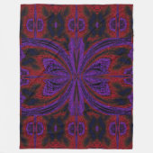 Zomervlinder 3 fleece deken (Voorkant)