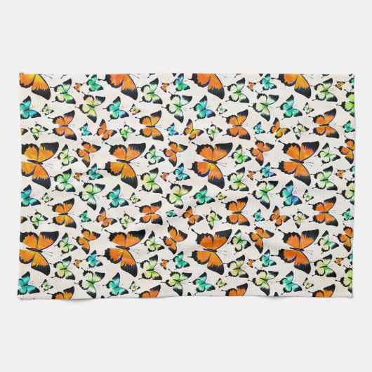 Zomervlinder Theedoek (Horizontaal)