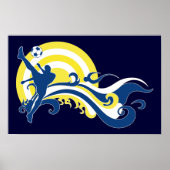 zomervoetbal poster (Voorkant)