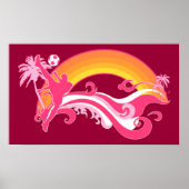 zomervoetbal poster (Voorkant)