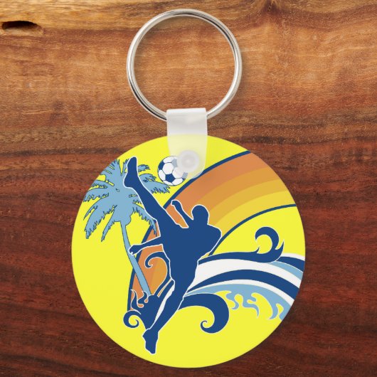 zomervoetbal. sleutelhanger (Voorkant)
