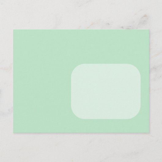 Zomervogels en wervelingen redden het date-Briefka Aankondigingskaart (Achterkant)