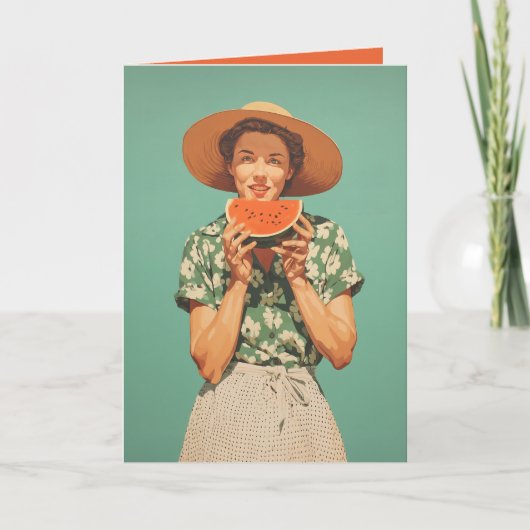 Zomervreugde met watermeloen (Voorkant)