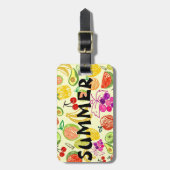 zomervruchten bagagelabel (Voorkant verticaal)