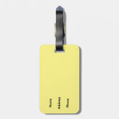 zomervruchten bagagelabel (Achterkant verticaal)