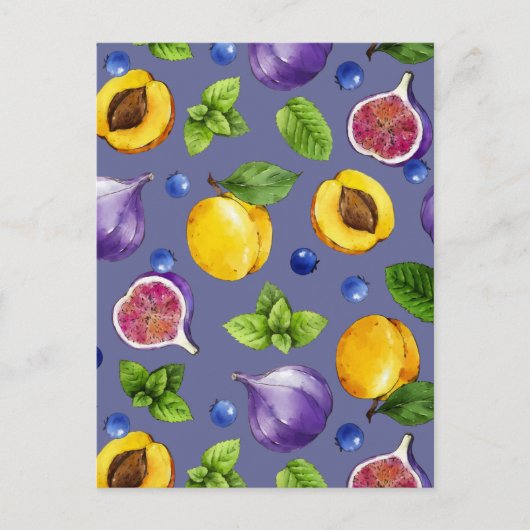 Zomervruchten Briefkaart (Voorkant)