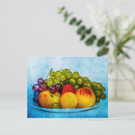 zomervruchten briefkaart (Staand voorkant)