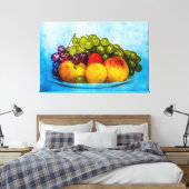 zomervruchten canvas afdruk (Insitu (Slaapkamer))