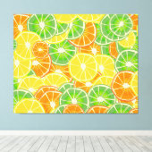 Zomervruchten Canvas Afdruk (Insitu (Houten vloer))