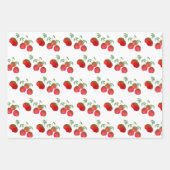 Zomervruchten gesorteerd inpakpapier vel (Voorkant)