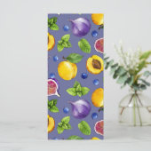 Zomervruchten Menu (Staand voorkant)