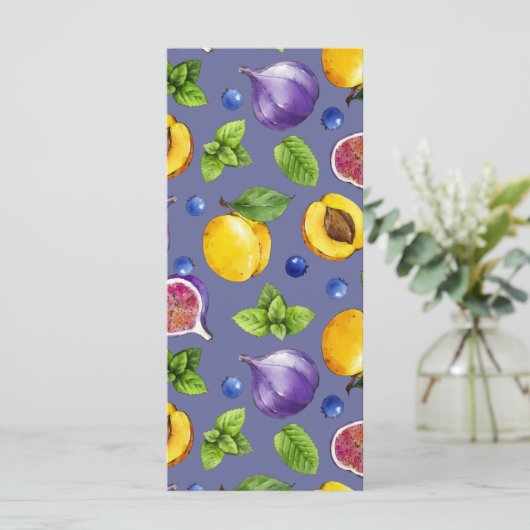 Zomervruchten Menu (Staand voorkant)