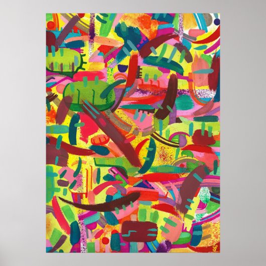 zomervruchten poster (Voorkant)