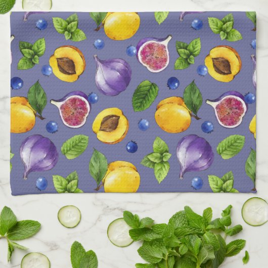 Zomervruchten Theedoek (Gevouwen)
