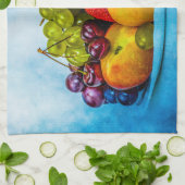zomervruchten theedoek (Gevouwen)