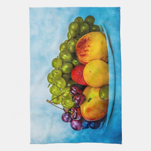 zomervruchten theedoek (Verticaal)