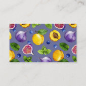 Zomervruchten Visitekaartje (Voorkant)