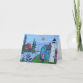 Zomervuurtoren gevouwen Note Kaart (Voorkant)