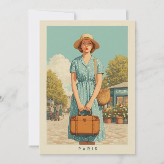 zomerwandeling in Parijs Kaart (Voorkant)