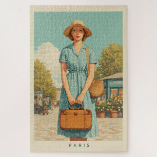zomerwandeling in Parijs Legpuzzel
