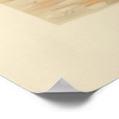 zomerwandeling in Parijs Poster (Hoek)