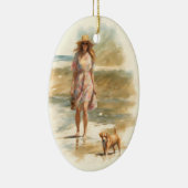 zomerwandeling keramisch ornament (Rechts)