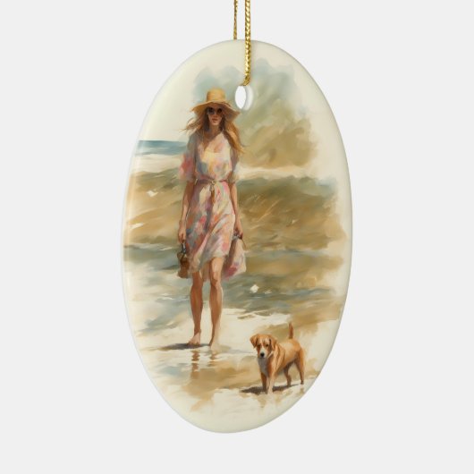 zomerwandeling keramisch ornament (Rechts)