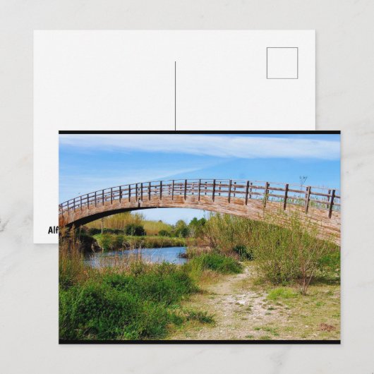 Zomerwandeling langs de Túria Briefkaart (Voorkant / Achterkant)