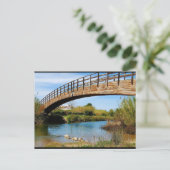 Zomerwandeling langs de Túria-rivier Briefkaart (Staand voorkant)