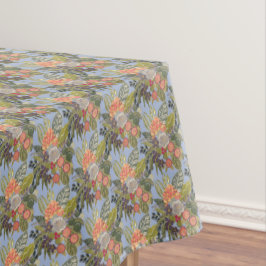 Zomerwandtapijt Bloemen op Sky Blue tafelkleed