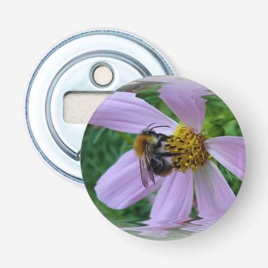 zomerwarmte button flesopener (Voorkant)