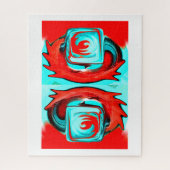 Zomerwarmte kunst legpuzzel (Verticaal)