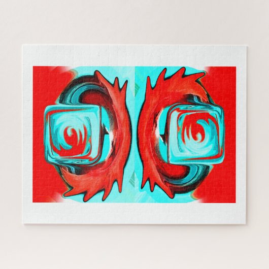 Zomerwarmte kunst legpuzzel (Horizontaal)