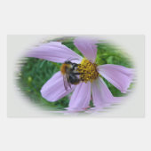 zomerwarmte rechthoekige sticker (Voorkant)