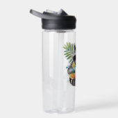 Zomerwasbeer in zonnebril strand chillout waterfles (Rechts)