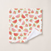 Zomerwatermeloenen & goudhartpatroon bad handdoek (Wasdoekje)